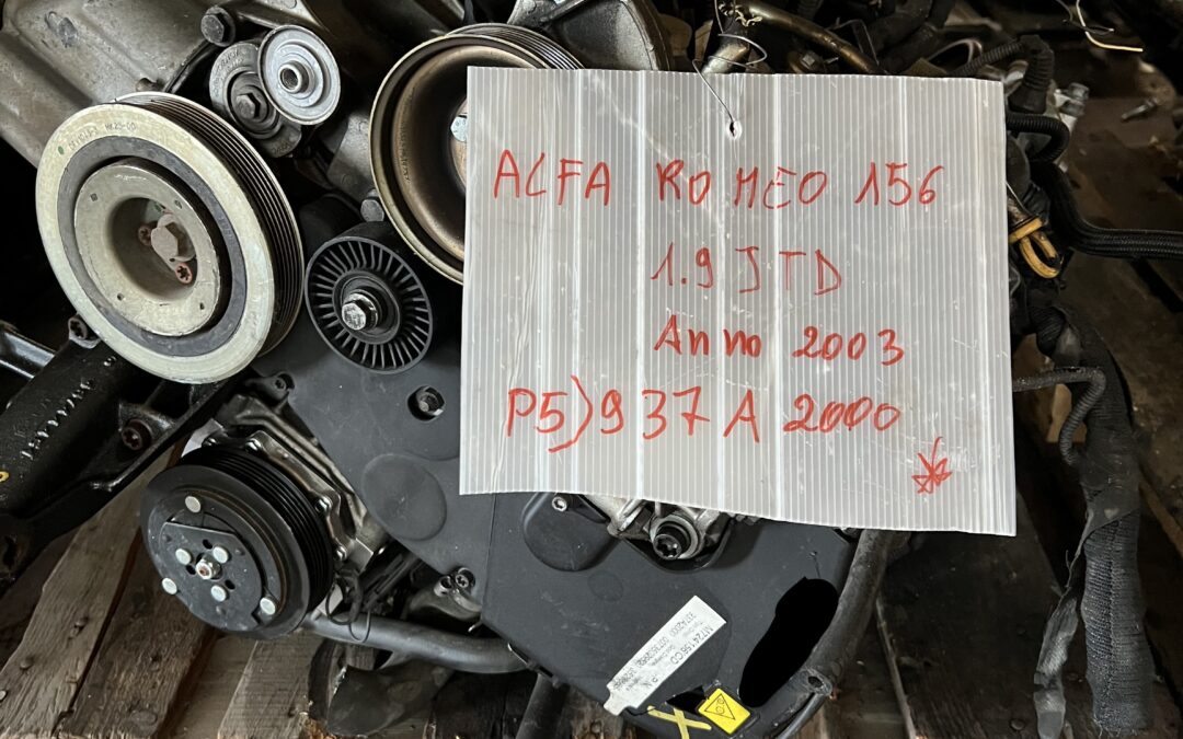 Motore Alfa Romeo 156 cc 1.9 Jtd anno 2003 codice motore 937A2000