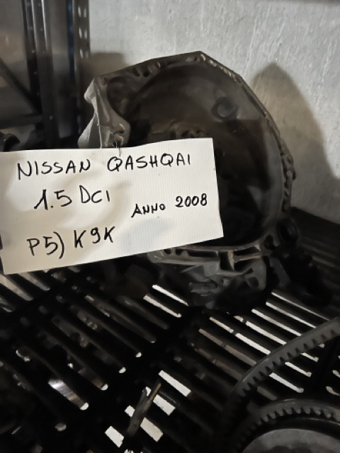 Cambio Nissan Qashqai cc 1.5 Dci anno 2008 Codice Motore K9K