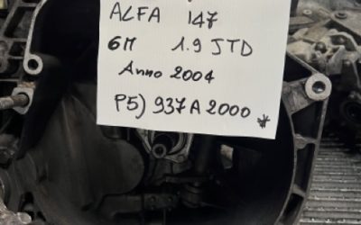 Cambio Alfa Romeo 147 6M 1.9 JTD Anno 2004 Codice Motore 937A2000