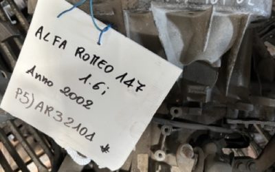 Cambio Alfa Romeo 147 1.6i Anno 2002 Codice Motore AR32104