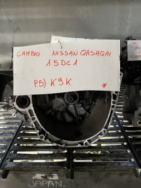 Cambio Nissan Qashqai 1.5 DCI Codice Motore K9K