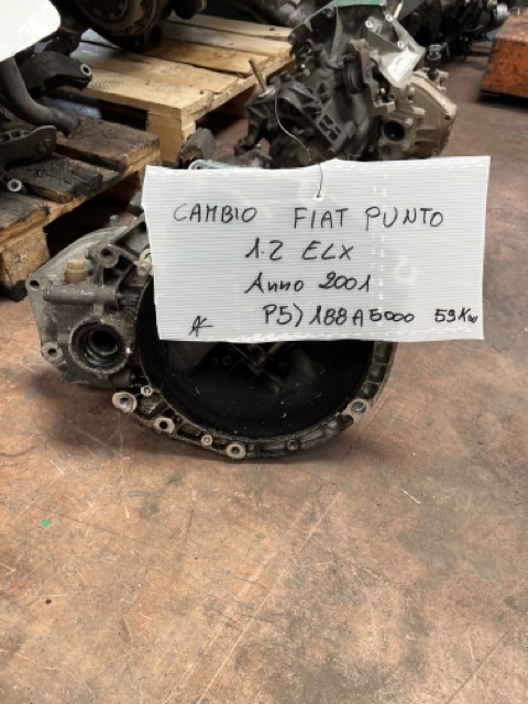 Cambio Fiat Punto 1.2 ELX Anno 2001 Codice Motore 188A5000 59 Kw