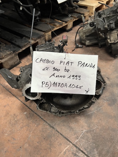 Cambio FIAT PANDA cc.900 bz. Anno 1999 Codice Motore 1170A1046 29Kw