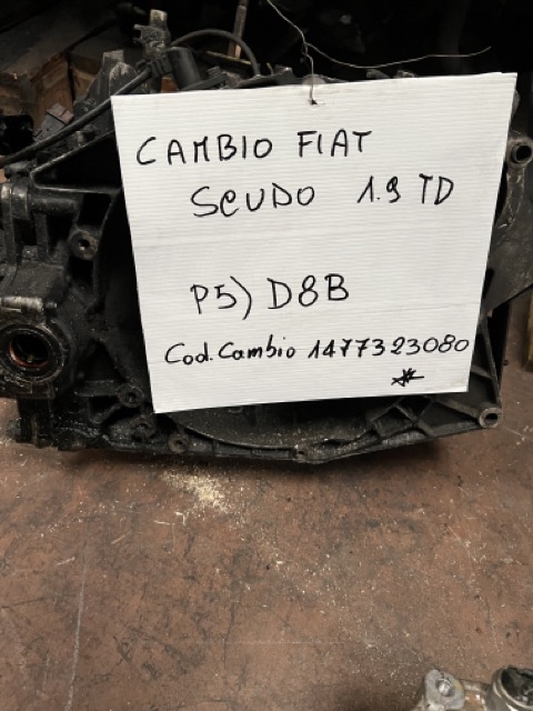 Cambio Fiat Scudo 1.9 TD Codice Motore D8B Codice Cambio 1477323080