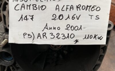 Cambio Robotizzato Alfa Romeo 147 2.0 16v TS Anno 2001 Codice Motore AR32310 110Kw