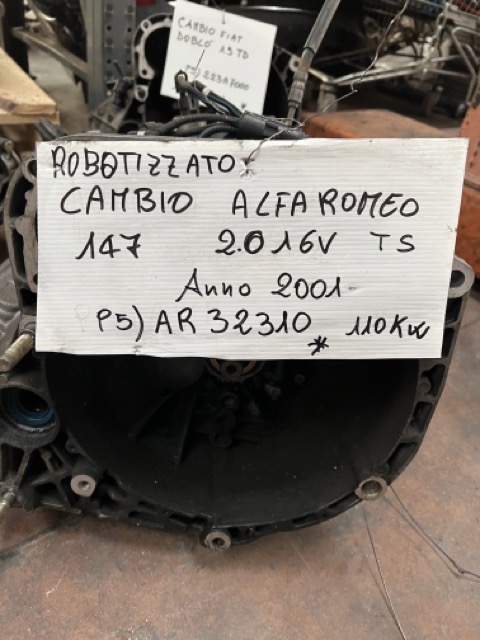 Cambio Robotizzato Alfa Romeo 147 2.0 16v TS Anno 2001 Codice Motore AR32310 110Kw