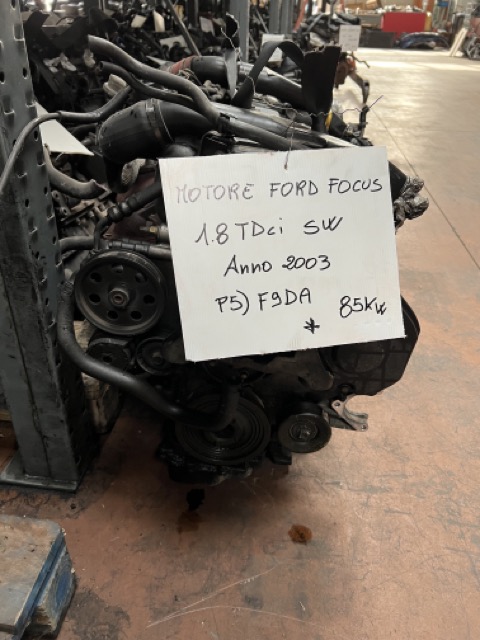 Motore Ford Focus 1.8 TDci SW Anno 2003 Codice Motore F9DA 85Kw