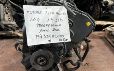 Motore Alfa Romeo 147 1.9 JTD Progression Anno 2006 Codice Motore 937A3000 88Kw