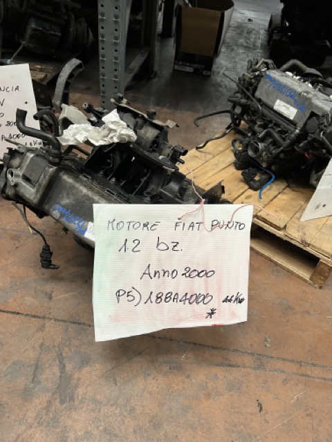 Motore Fiat Punto 1.2 bz. 3P Anno 2000 Codice Motore 188A4000 44Kw