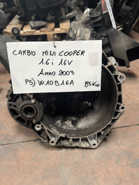 Cambio Mini Cooper 1.6i 16V Anno 2003 Codice Motore W10B16A 85Kw