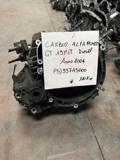 Cambio Alfa Romeo GT 1.9 MJT D. Anno 2004 Codice Motore 937A5000 110Kw