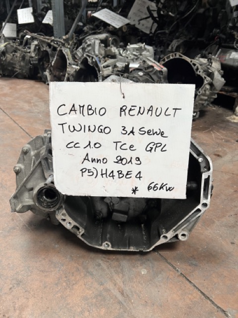 Cambio Renault Twingo 3A serie 1.0 cc TCE GPL Anno 2019 Codice Motore H4BE4 66Kw