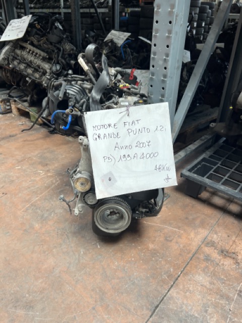 Motore Fiat Grande Punto 1.2i Anno 2007 Codice Motore 199A4000 48Kw