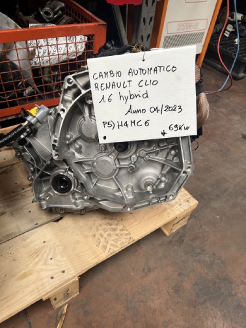 Cambio Renault Clio Automatica E-Tech hybrid cc 1.6 Benz  Anno 04/2023 Codice Motore H4MC6 69Kw