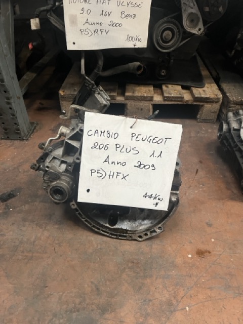 Cambio Peugeot 206 Plus 1.1 Anno 2009 Codice Motore HFX 44KW