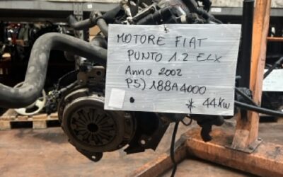 Motore Fiat Punto 1.2 ELX Anno 2002 Codice Motore 188A4000 44KW