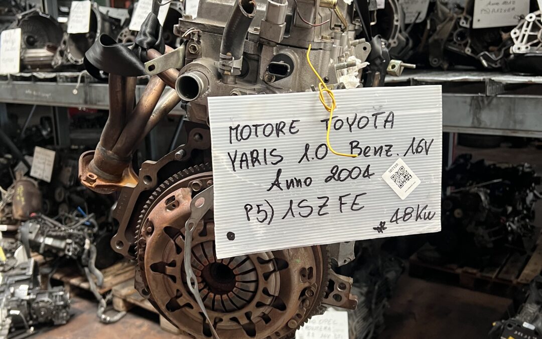 Motore Toyota Yaris 1.0 16V Benz. Anno 2004 Codice Motore 1SZFE 48KW