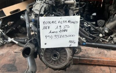 Motore Alfa Romeo 147 1.9 JTD Anno 2006 Codice Motore 937A3000 88KW