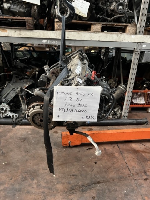 Motore Ford Ka 1.2 8V Anno 2010 Codice Motore 169A4000 51KW