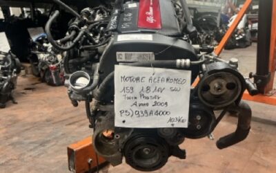 Motore Alfa Romeo 159 1.8 16V SW Twin Phaser Anno 2009 Codice Motore 939A4000 103KW