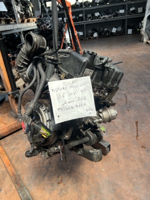 Motore Mini One 1.6 16V 3P Anno 2002 Codice Motore W10B16A 66KW
