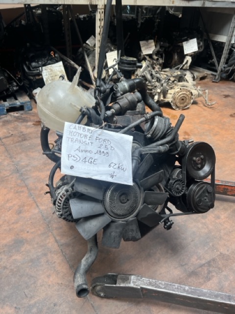 Motore Ford Transit 2.5 Diesel Anno 1999 Codice Motore 4GE 62KW