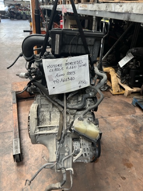 Motore Mercedes Classe A140 (W168) Anno 2003 Codice Motore 166940 60KW