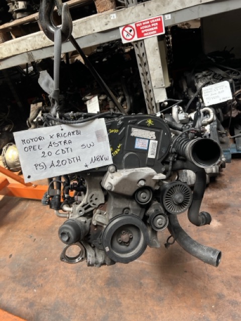 Motore per Ricambi Opel Astra 2.0 CDTI SW Anno 2010 Codice Motore A20DTH 118KW