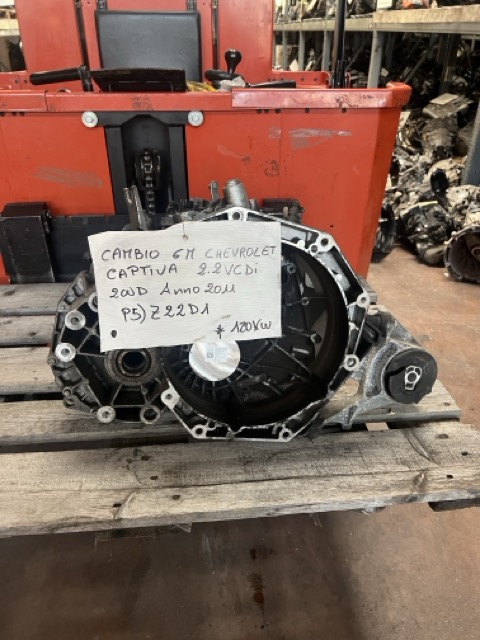 Cambio 6M Chevrolet Captiva 2.2 VCDi 2WD Anno 2011 Codice Motore Z22D1 120KW