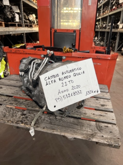 Cambio Automatico Alfa Romeo Giulia 2.2 TD Anno 2020 Codice Motore 55268532 132KW
