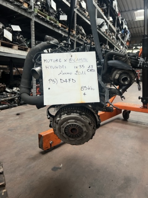 Motore per Ricambi Hyundai ix35 1.7 CRDI Anno 2011 Codice Motore D4FD 85KW