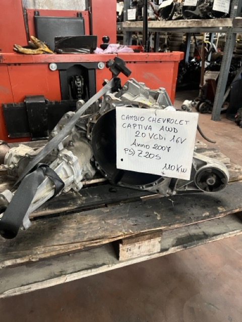 Cambio Chevrolet Captiva AWD 2.0 VCDi 16V Anno 2007 Codice Motore Z20S 110KW