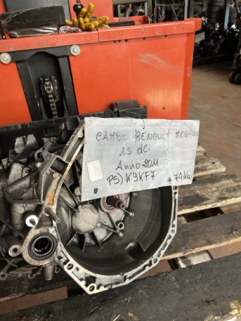 Cambio Renault Megane 1.5 dCi Anno 2011 Codice Motore K9KF7 74KW