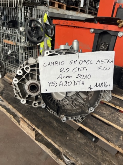 Cambio 6M Opel Astra 2.0 CDTi SW Anno 2010 Codice Motore A20DTH 118KW