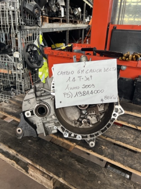 Cambio 6M Lancia Delta 1.4 T-Jet Anno 2009 Codice Motore 198A4000 88KW