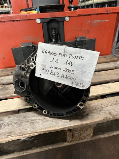 Cambio Fiat Punto 1.4 16V Anno 2003 Codice Motore 843A1000 70KW