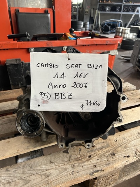 Cambio Seat Ibiza 1.4 16V Anno 2007 Codice Motore BBZ 74KW