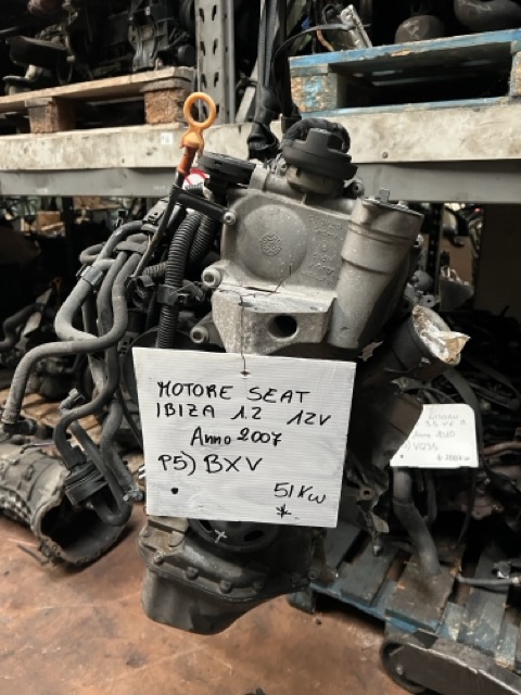 Motore Seat Ibiza 1.2 12V Anno 2007 Codice Motore BXV 51KW