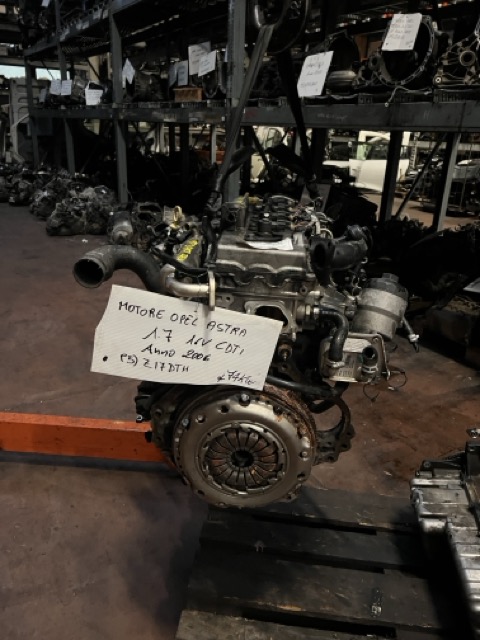 Motore Opel Astra 1.7 16V CDTI Anno 2006 Codice Motore Z17DTH 74KW