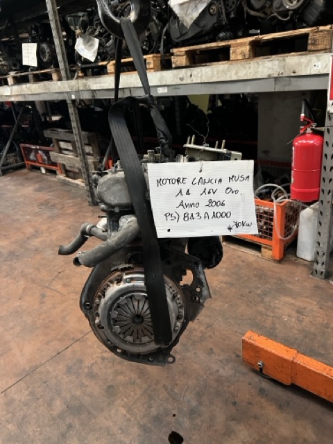 Motore Lancia Musa 1.4 16V Oro Anno 2006 Codice Motore 843A1000 70KW