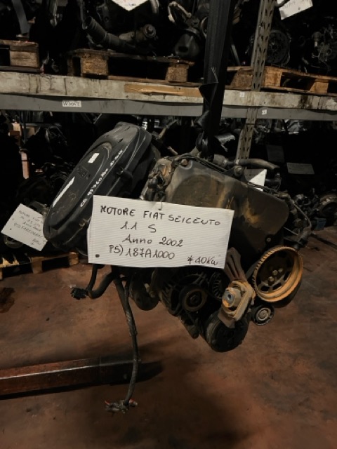 Motore Fiat Seicento 1.1 S Anno 2002 Codice Motore 187A1000 40KW