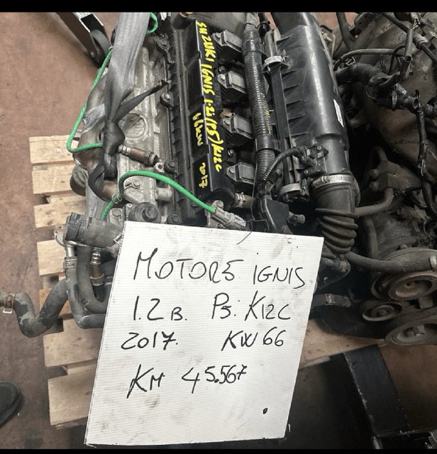 Motore Suzuki Ignis 1.2 Hybrid 4wd AllGrip Anno 2017 Codice Motore K12C 66KW