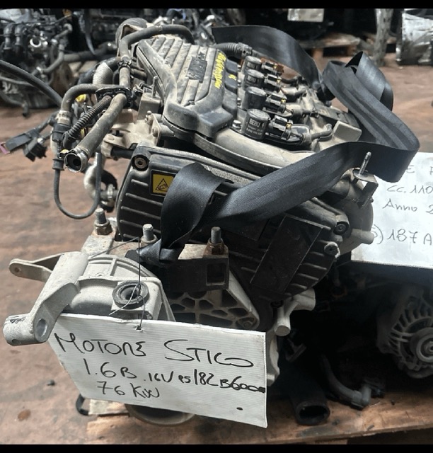 Motore Fiat Stilo 1.6 16V Active Anno 2002 Codice Motore 182B6000 76KW