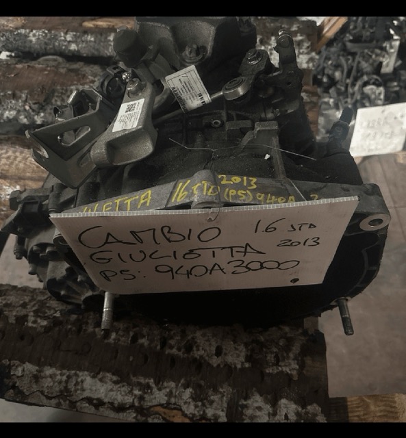 Cambio 6M Alfa Romeo Giulietta 1.6 jTDm-2 Anno 2013 Codice Motore 940A3000 77KW