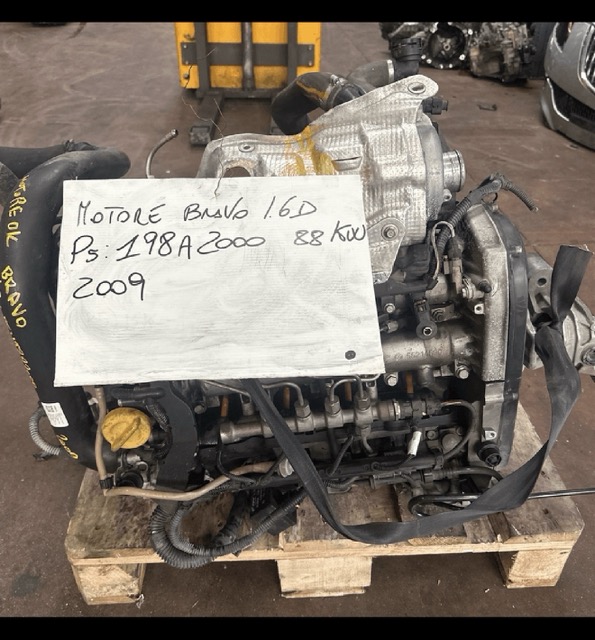 Motore Fiat Bravo 1.6 Mjt Anno 2009 Codice Motore 198A2000 88KW