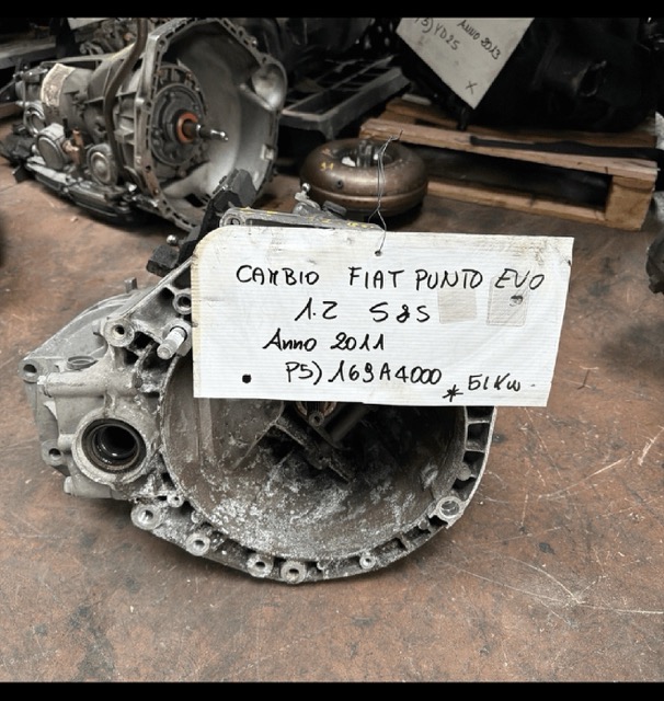 Cambio Fiat Punto Evo 1.2 S&S 5P Anno 2011 Codice Motore 169A4000 51KW