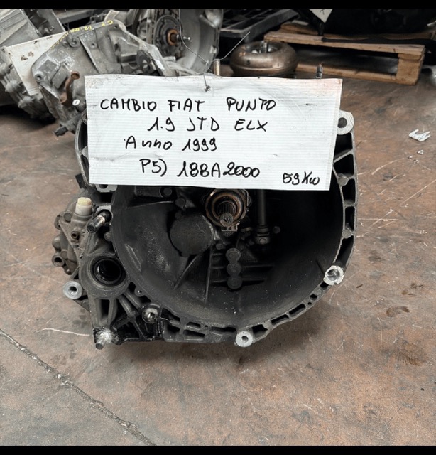 Cambio Fiat Punto 1.9 JTD ELX Anno 1999 Codice Motore 188A2000 59KW