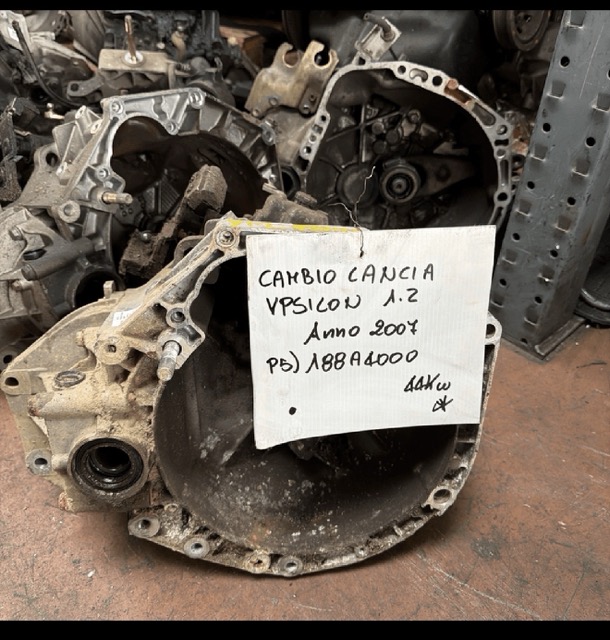 Cambio Lancia Ypsilon 1.2 Argento Anno 2009 Codice Motore 188A4000 44KW