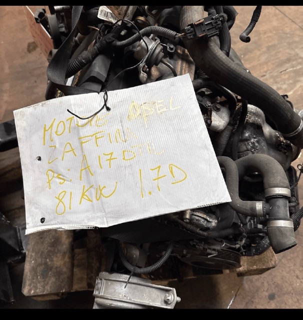 Motore Opel Zafira 1.7 CDTI Anno 2009 Codice Motore A17DTR 81KW