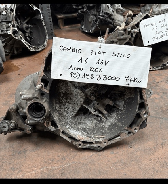 Cambio Fiat Stilo 1.6 16V Active Anno 2006 Codice Motore 192A3000 77KW